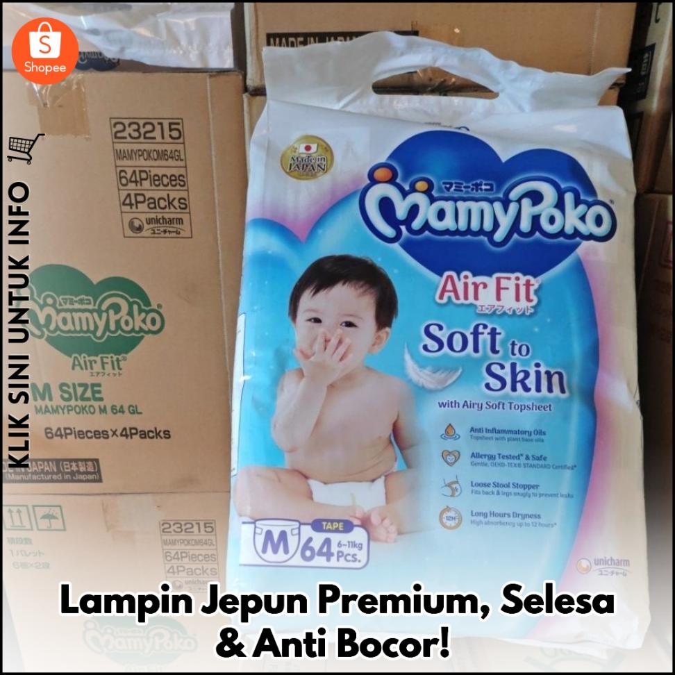 Lampin Jepun Premium, Selesa & Anti Bocor!