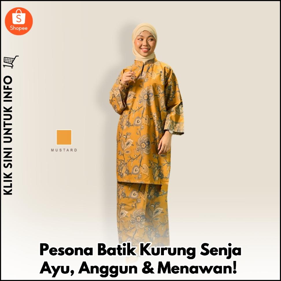 Pesona Batik Kurung Senja Ayu, Anggun & Menawan!