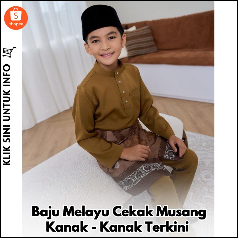 Baju Melayu Cekak Musang Kanak-Kanak Terkini