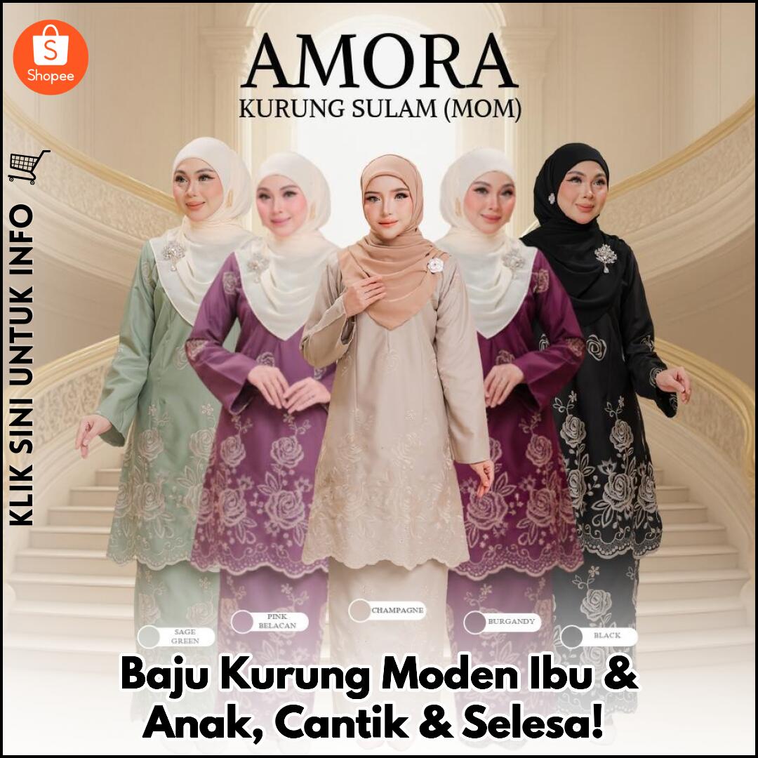 Baju Kurung Moden Ibu & Anak, Cantik & Selesa!