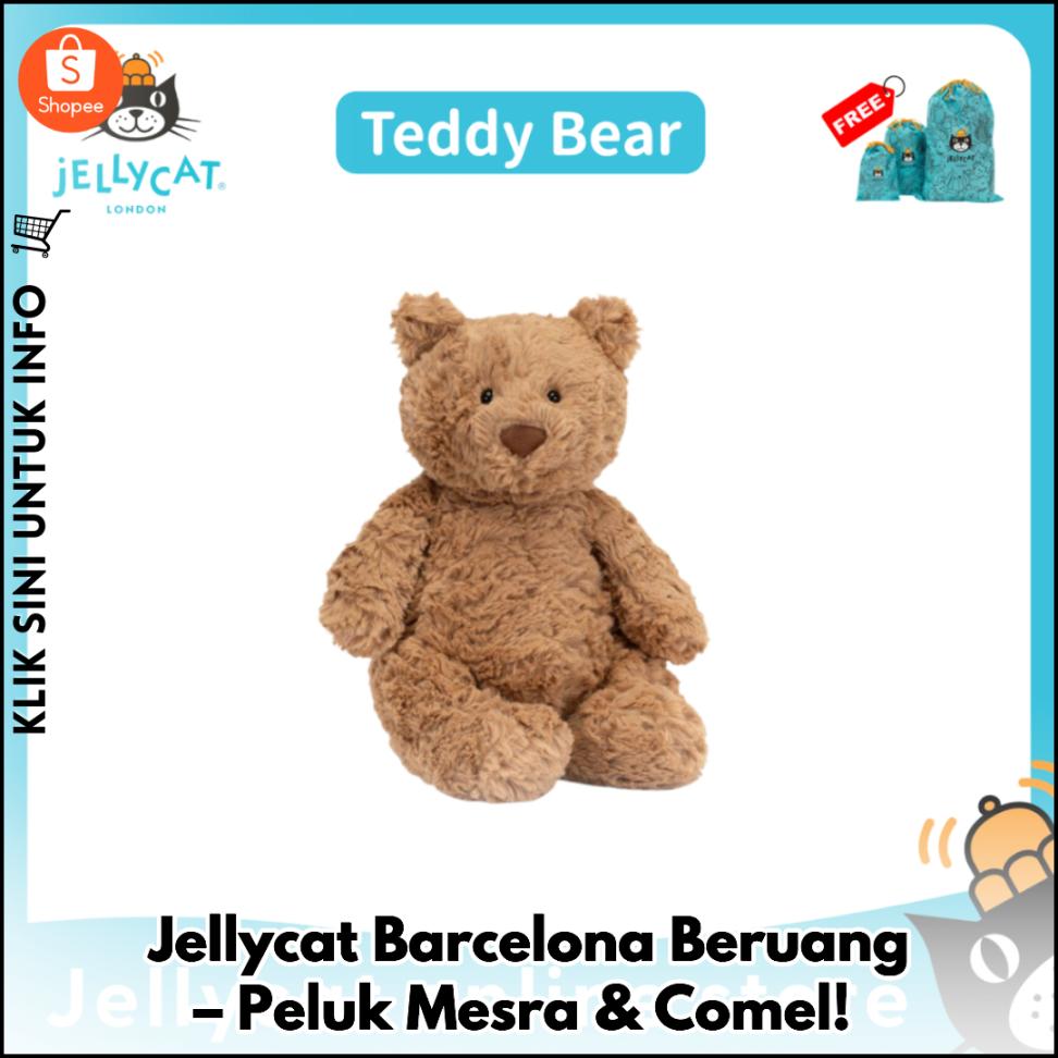 Jellycat Barcelona Beruang – Peluk Mesra & Comel!
