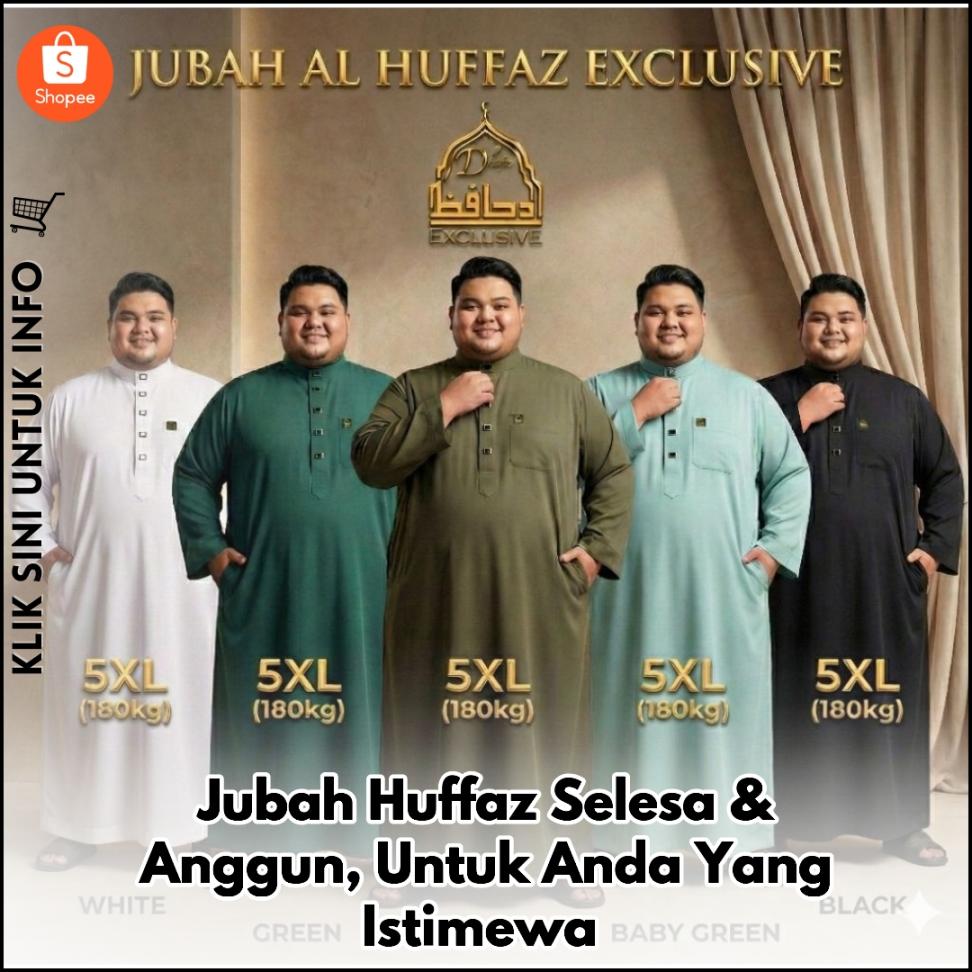 Jubah Huffaz Selesa & Anggun, Untuk Anda Yang Istimewa
