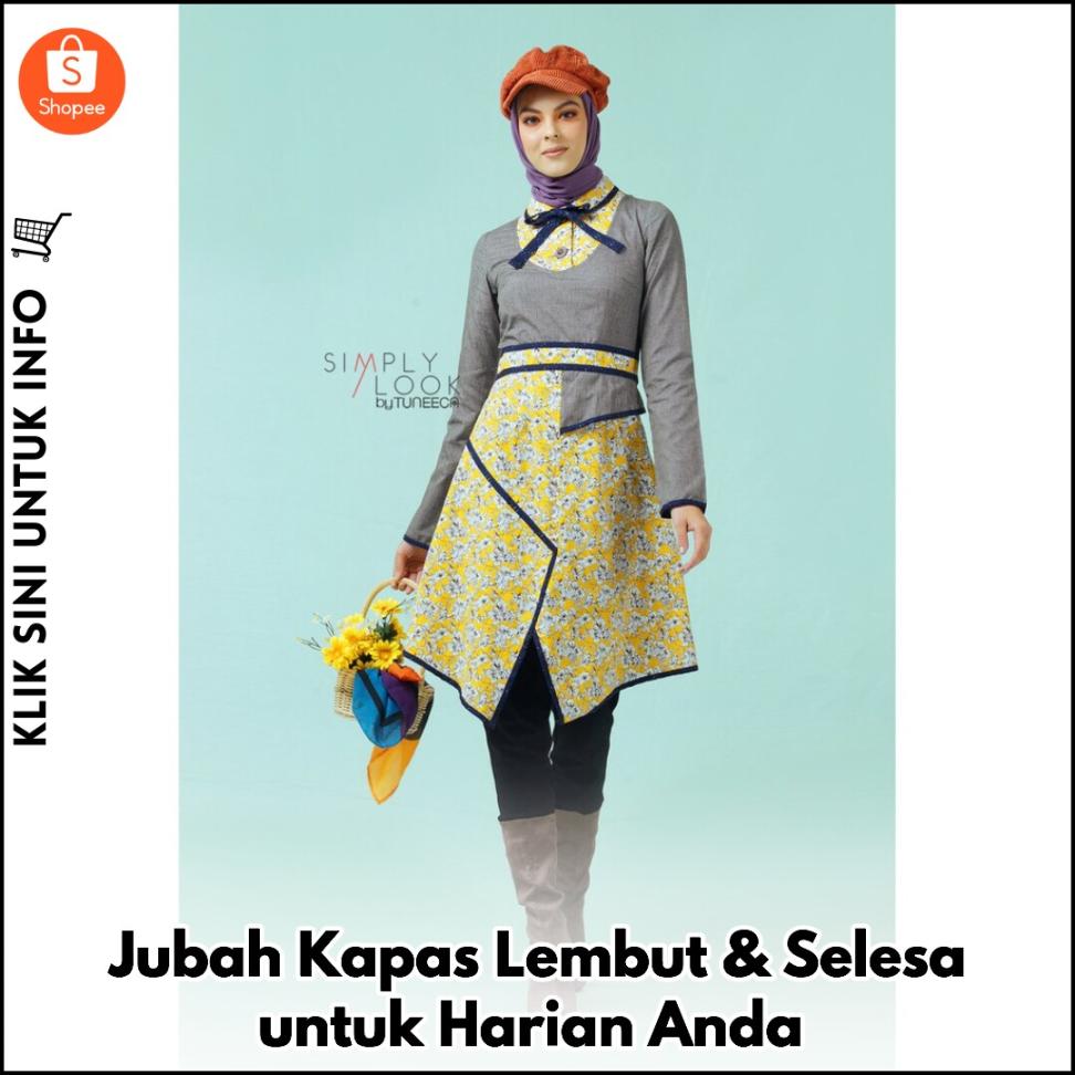 Jubah Kapas Lembut & Selesa untuk Harian Anda