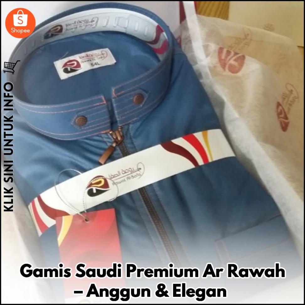Gamis Saudi Premium Ar Rawah – Anggun & Elegan