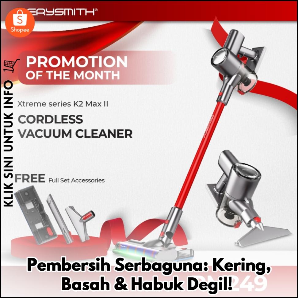 Pembersih Serbaguna: Kering, Basah & Habuk Degil!