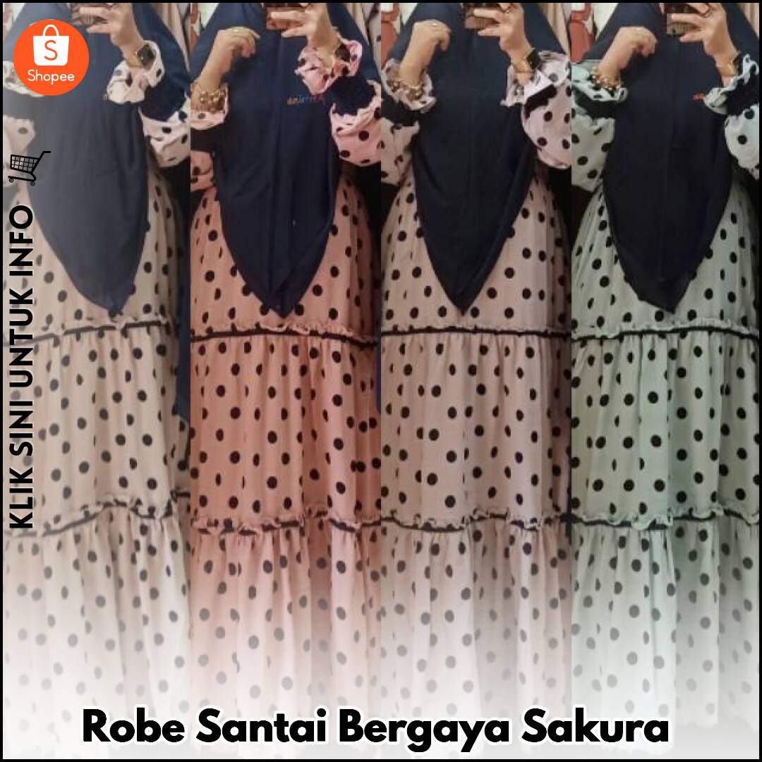 Robe Santai Bergaya Sakura