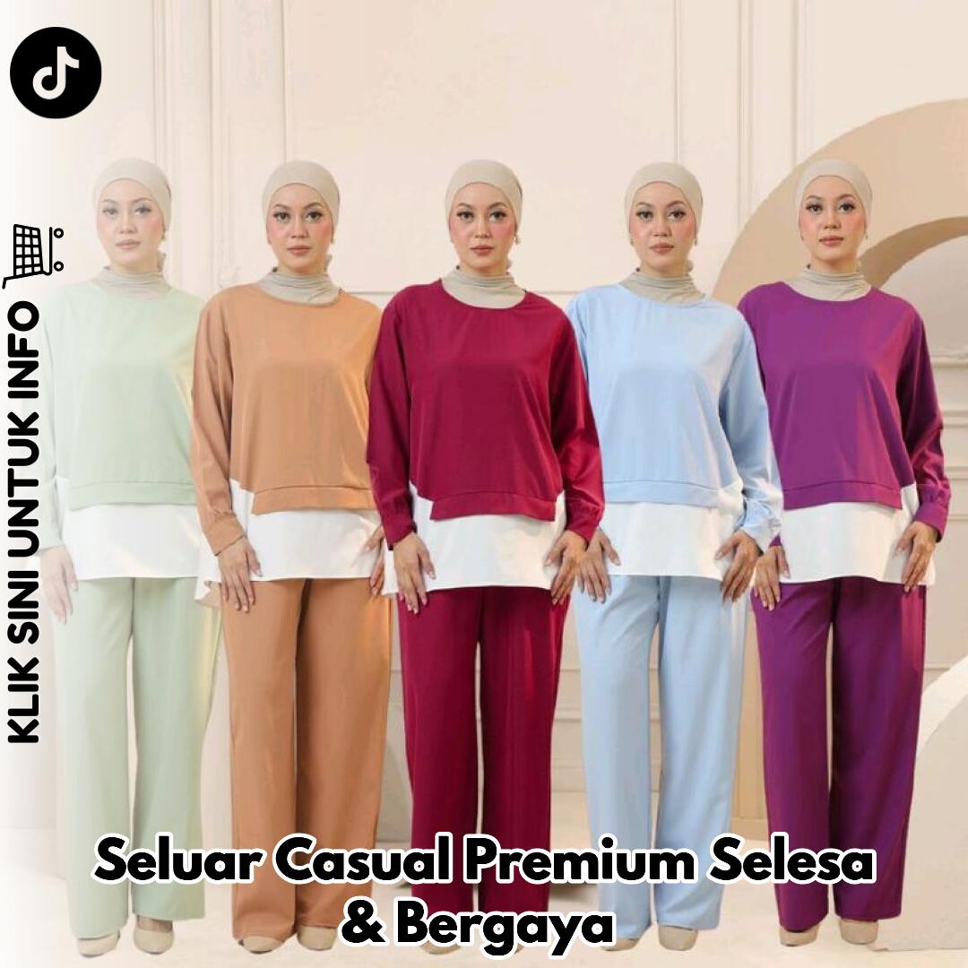 Seluar Casual Premium Selesa & Bergaya