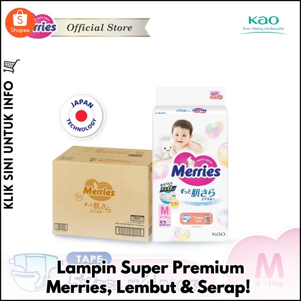 Lampin Super Premium Merries, Lembut & Serap!