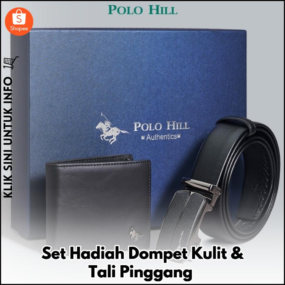 Set Hadiah Dompet Kulit & Tali Pinggang