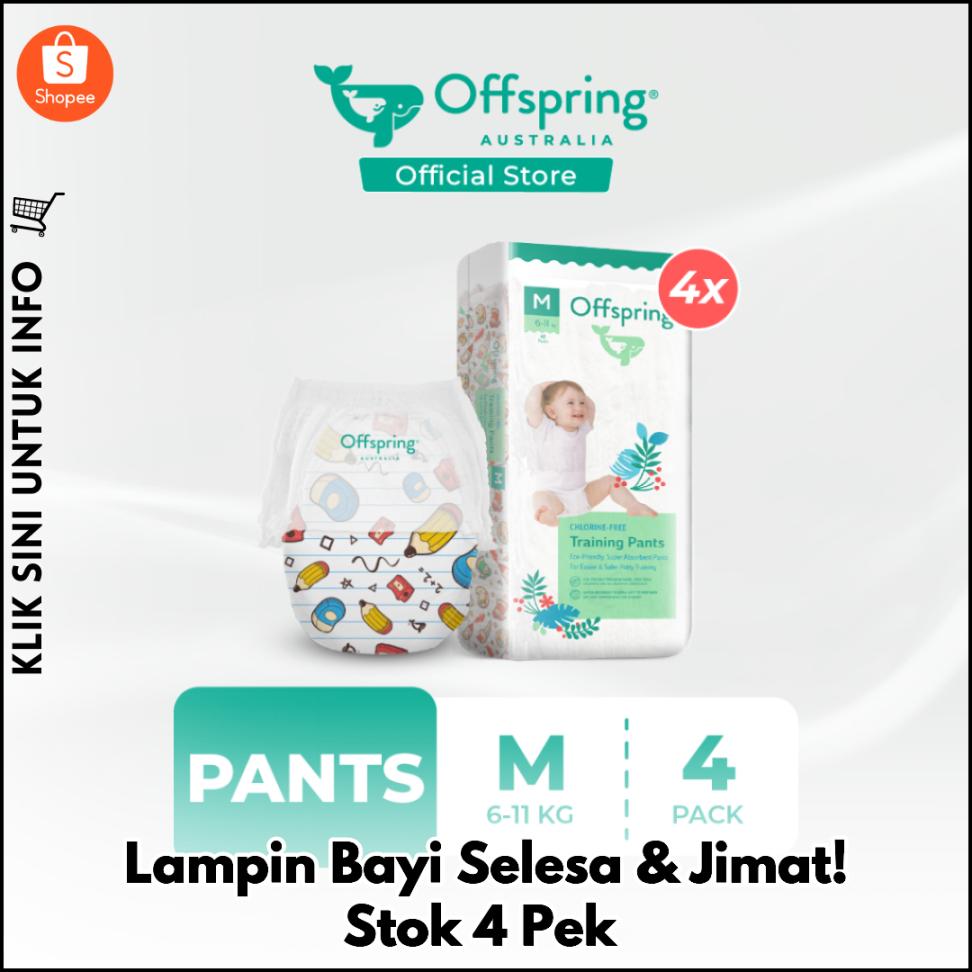 Lampin Bayi Selesa & Jimat! Stok 4 Pek