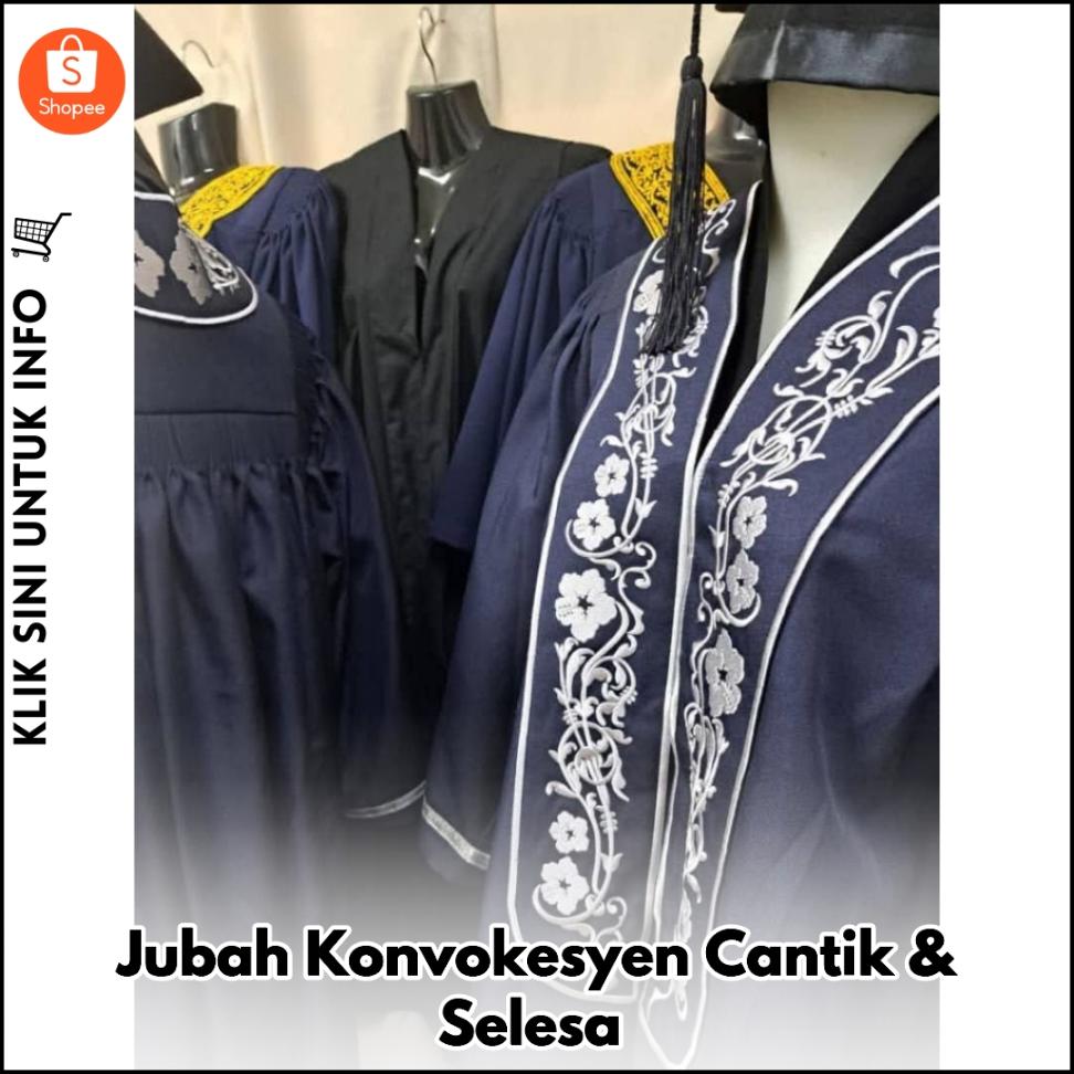 Jubah Konvokesyen Cantik & Selesa