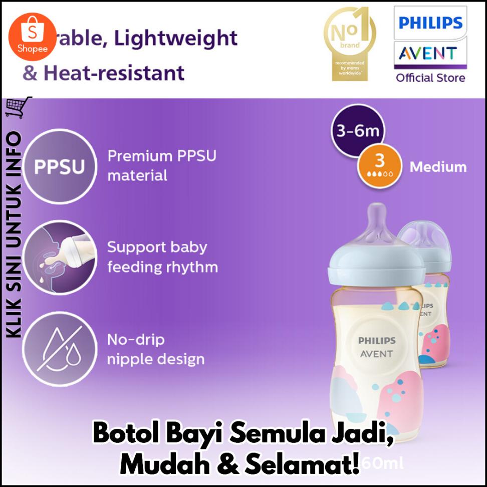 Botol Bayi Semula Jadi, Mudah & Selamat!