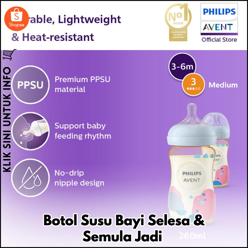 Botol Susu Bayi Selesa & Semula Jadi