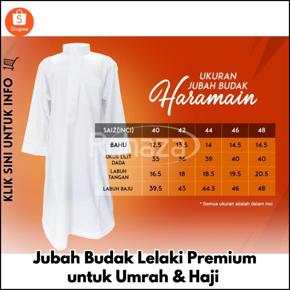 Jubah Budak Lelaki Premium untuk Umrah & Haji