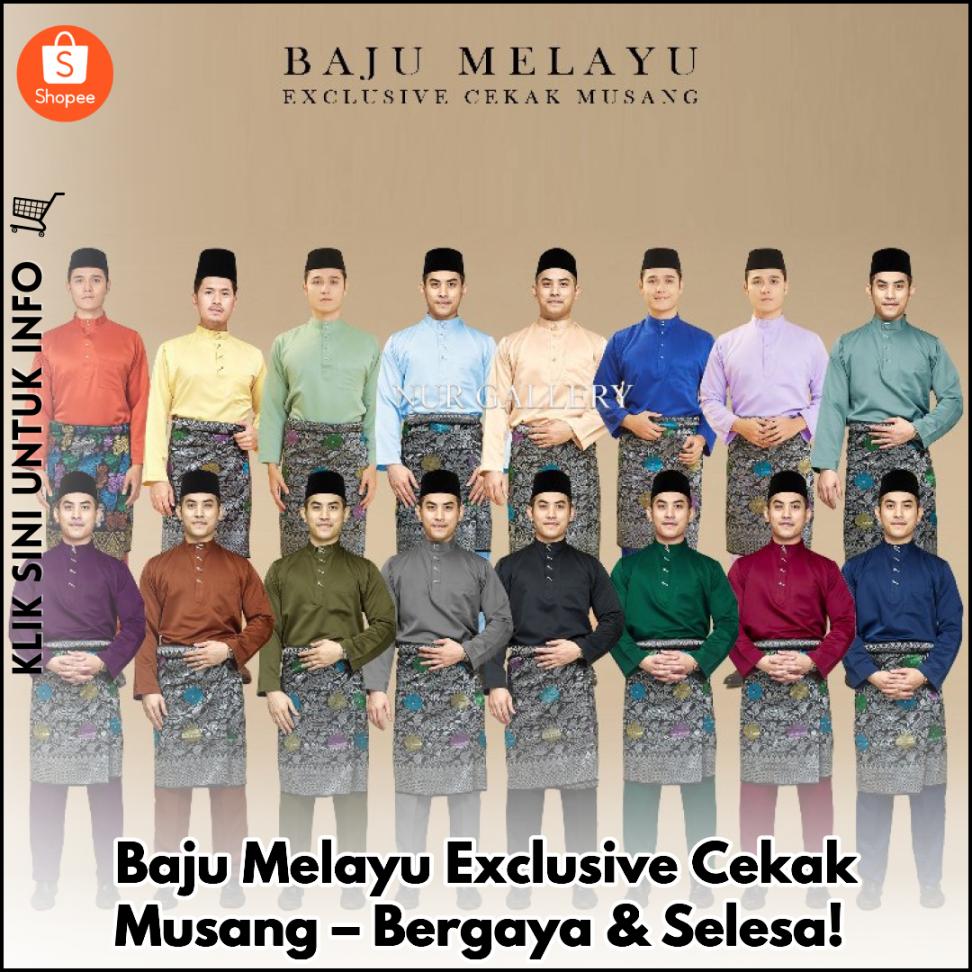 Baju Melayu Exclusive, Butang Percuma!