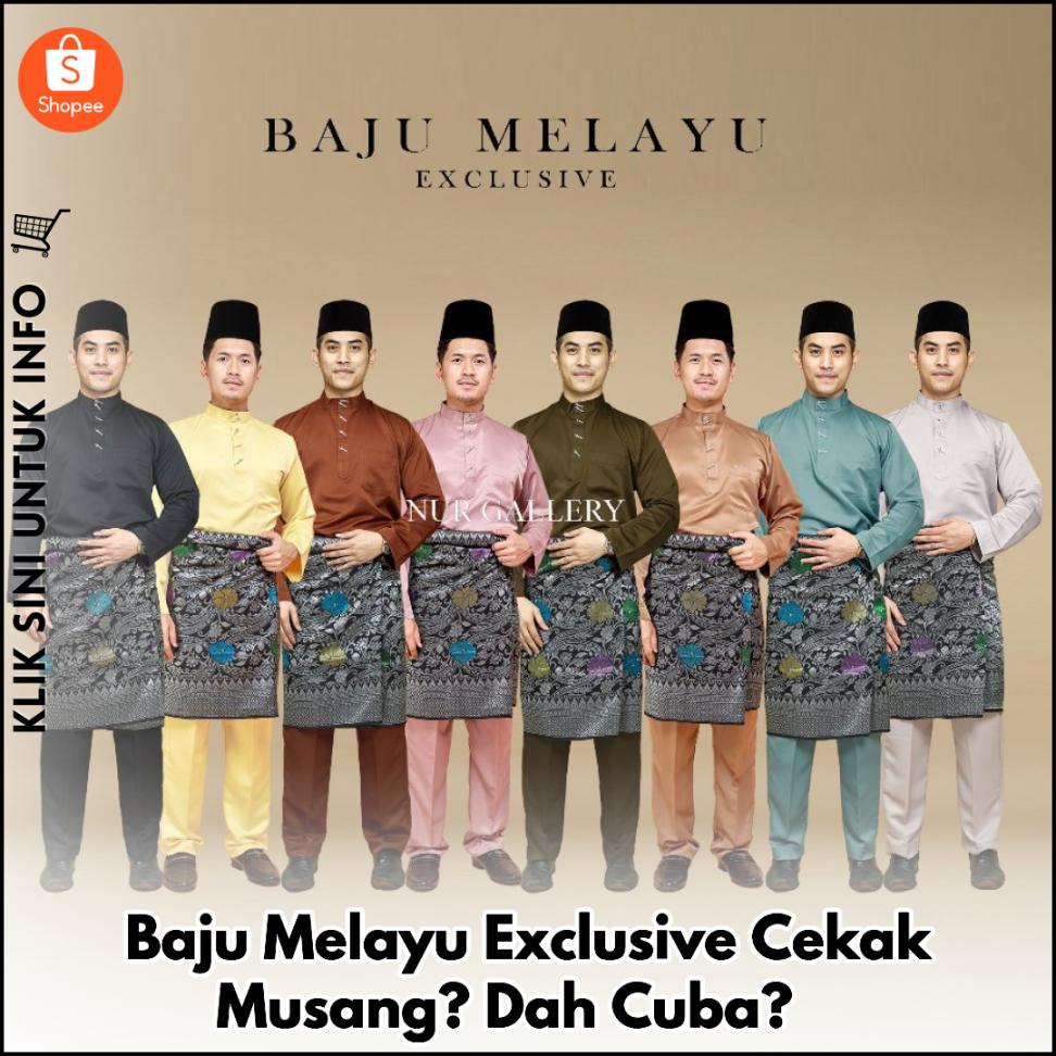 Baju Melayu Exclusive Cekak Musang – Percuma Butang!