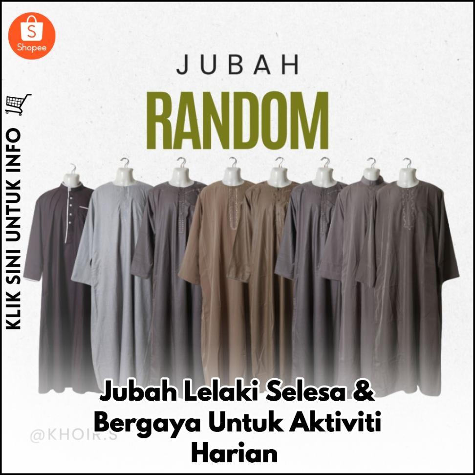 Jubah Lelaki Selesa & Bergaya Untuk Aktiviti Harian
