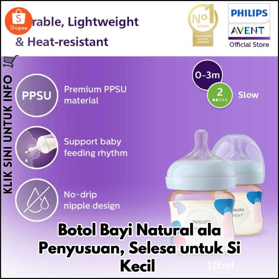 Botol Bayi Natural ala Penyusuan, Selesa untuk Si Kecil