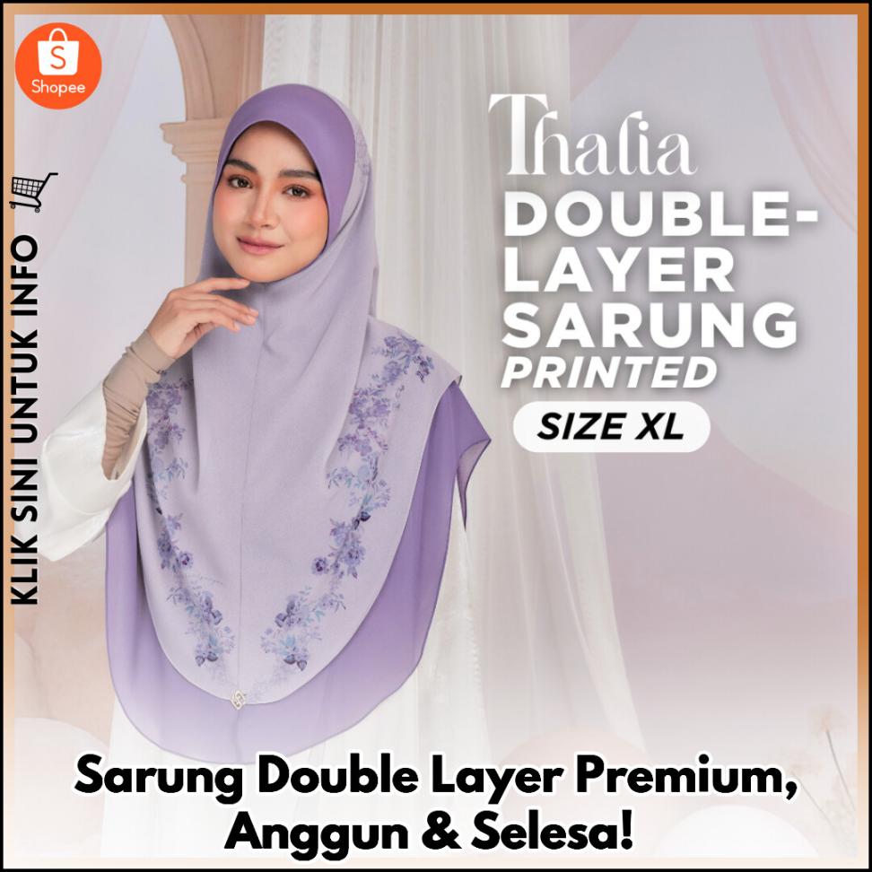 Sarung Double Layer Premium, Anggun & Selesa!