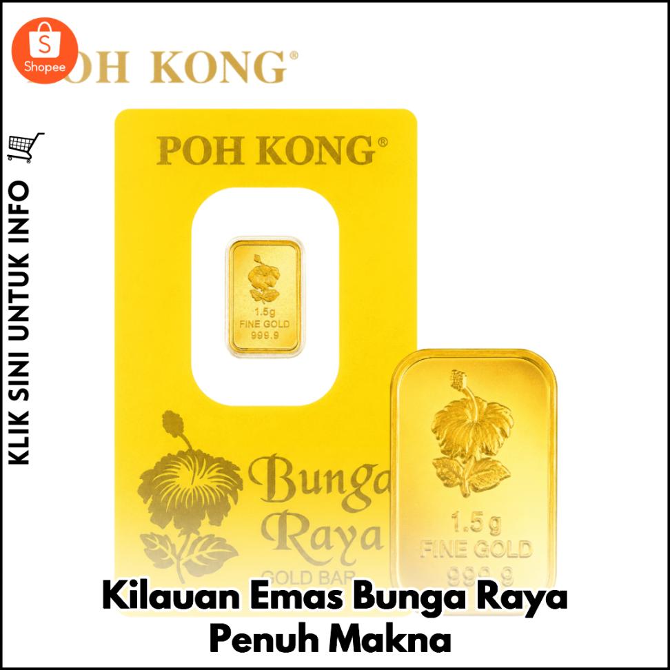Kilauan Emas Bunga Raya Penuh Makna