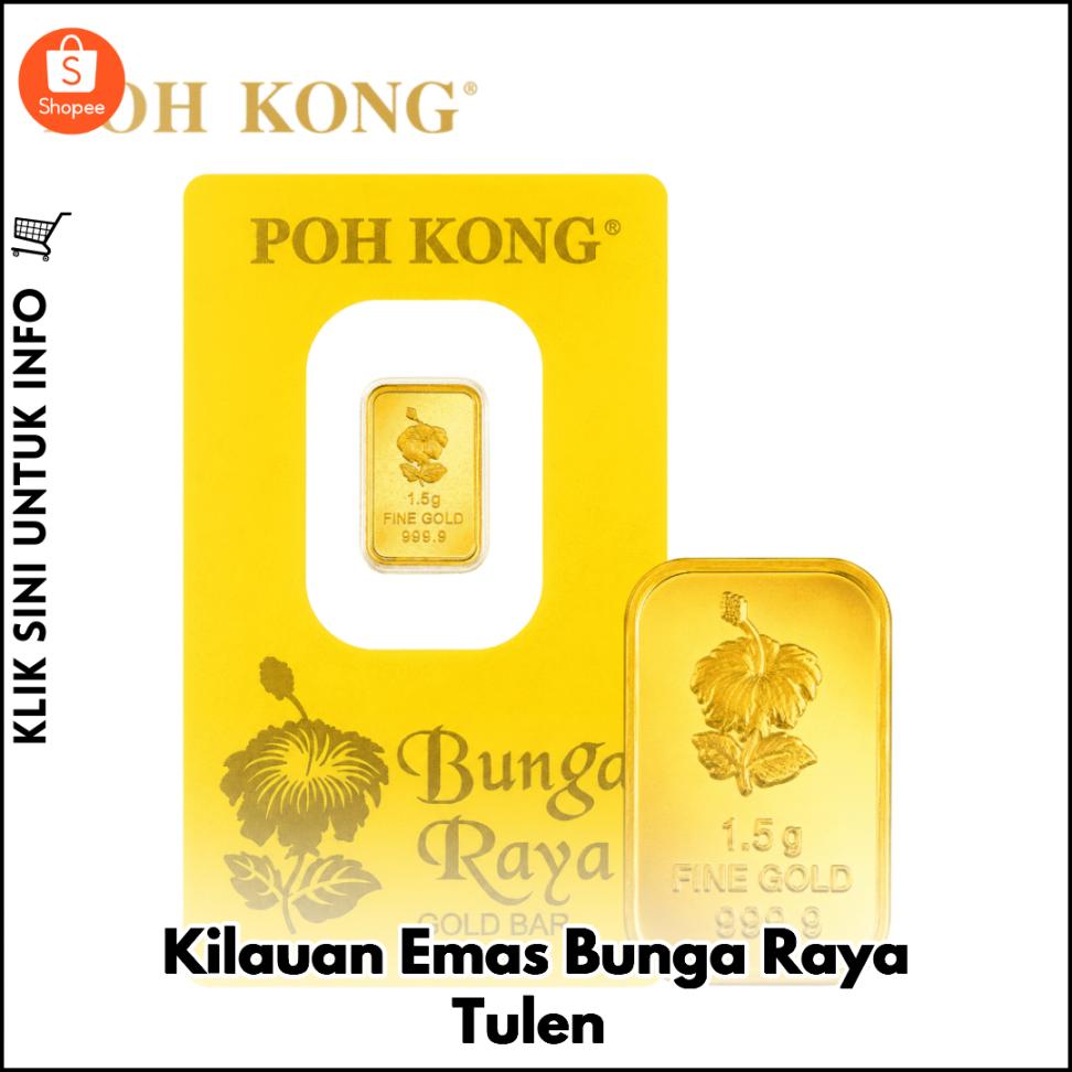 Kilauan Emas Bunga Raya Tulen