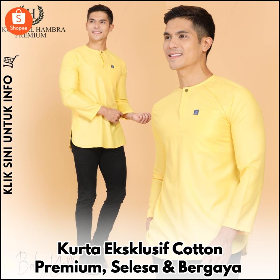 Kurta Eksklusif Cotton Premium, Selesa & Bergaya