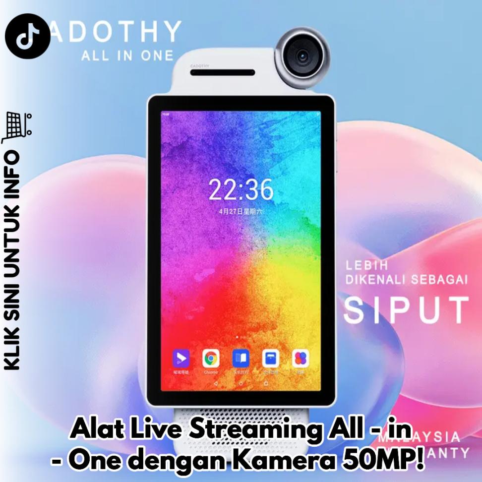 Alat Live Streaming All-in-One dengan Kamera 50MP!