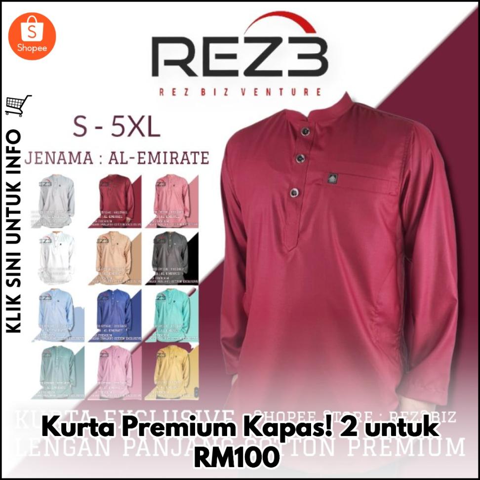 Kurta Premium Kapas! 2 untuk RM100