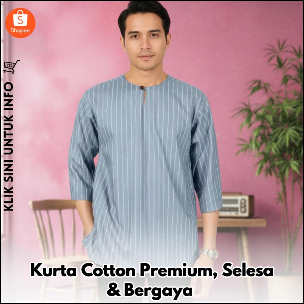 Kurta Cotton Premium, Selesa & Bergaya