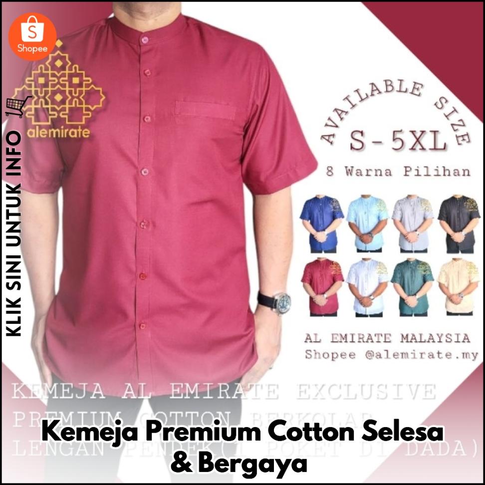 Kemeja Premium Cotton Selesa & Bergaya