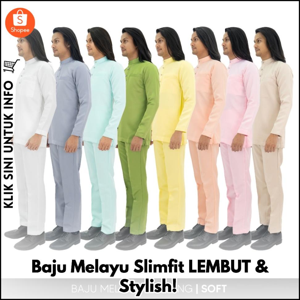 Baju Melayu Slimfit LEMBUT & Stylish!