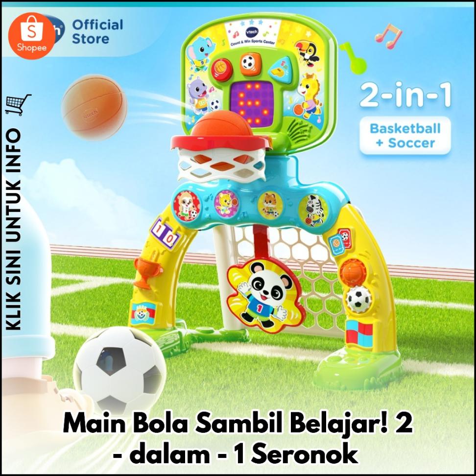 Main Bola Sambil Belajar! 2-in-1 Sports Centre