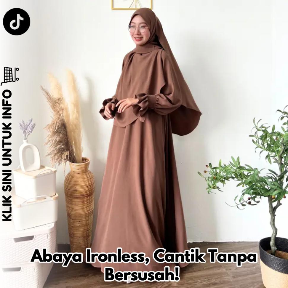 Abaya Ironless, Cantik Tanpa Bersusah!