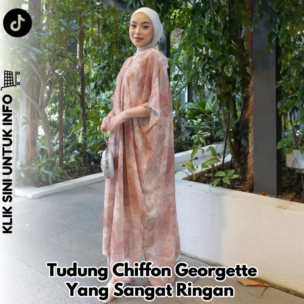 Tudung Chiffon Georgette Yang Sangat Ringan