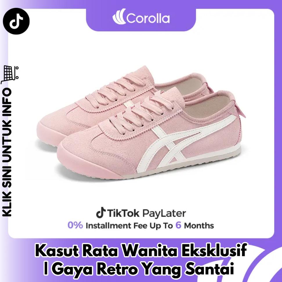 Kasut Rata Wanita Eksklusif | Gaya Retro Yang Santai