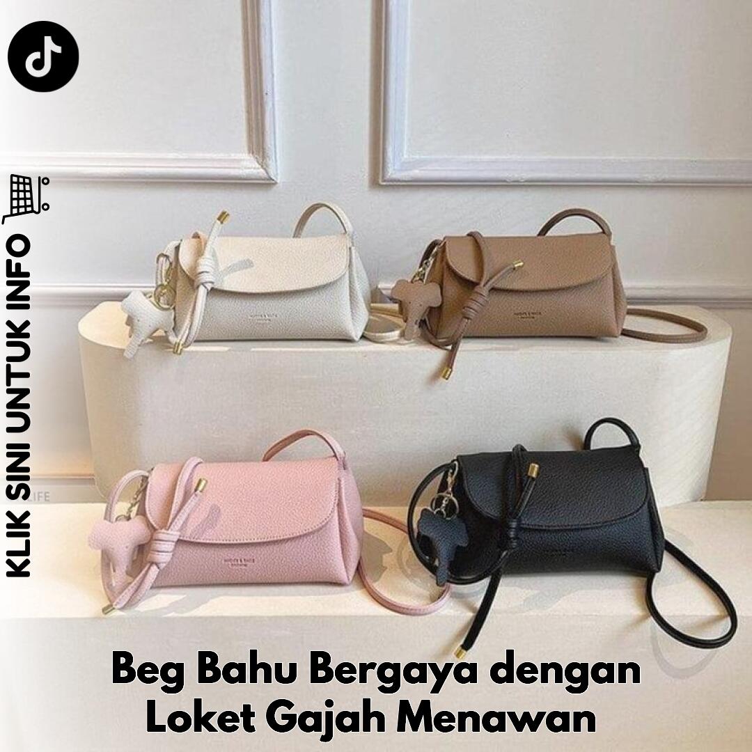 Beg Bahu Bergaya dengan Loket Gajah Menawan