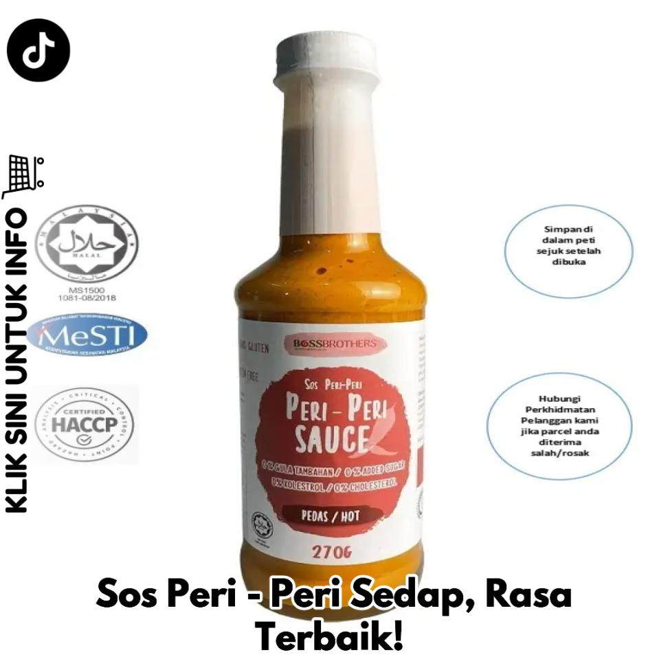 Sos Peri-Peri Sedap, Halal & Sesuai Untuk Keto!