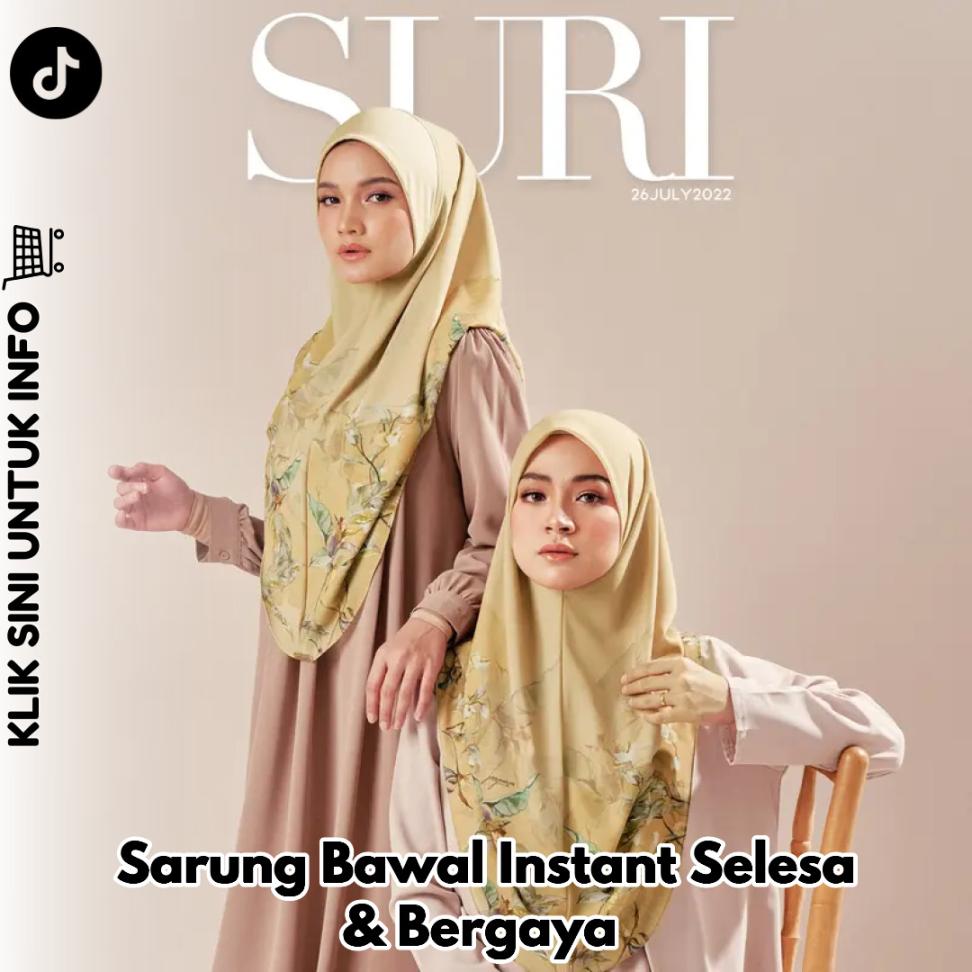Sarung Bawal Instant Selesa & Bergaya