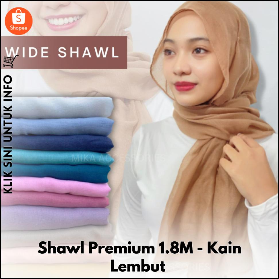 Shawl Premium 1.8M - Kain Lembut