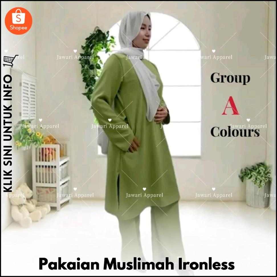 Pakaian Muslimah Ironless