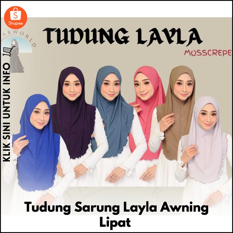 Tudung Sarung Layla Awning Lipat