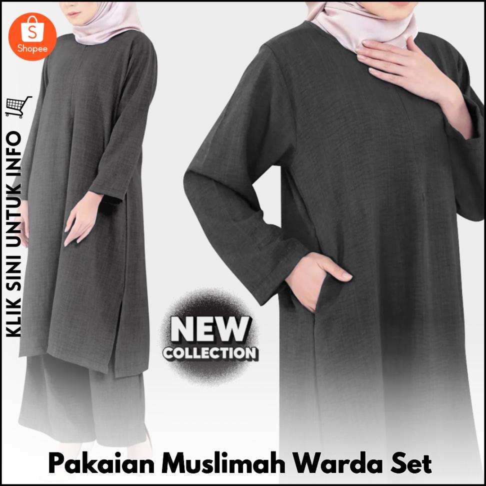 Pakaian Muslimah Warda Set