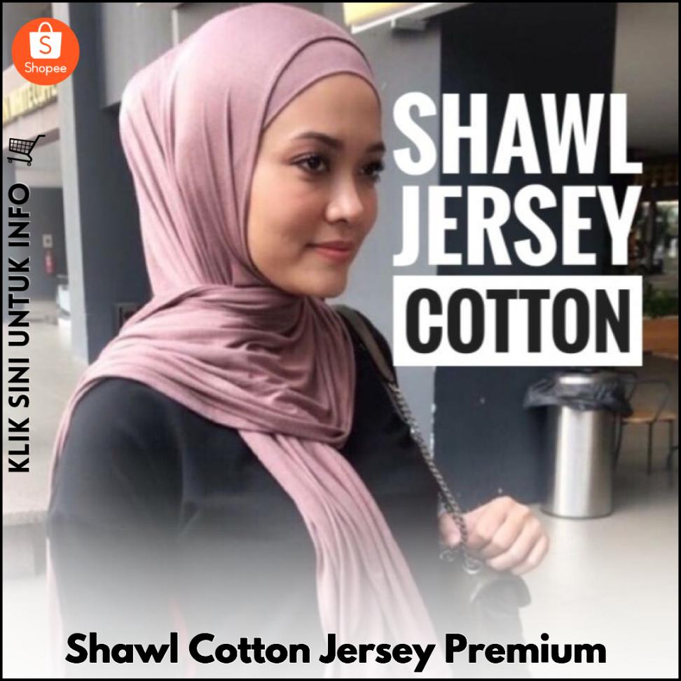 Shawl Cotton Jersey Premium