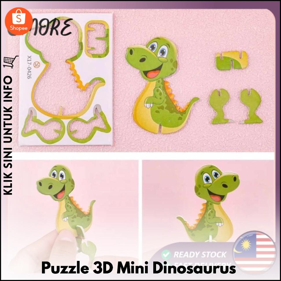 Puzzle 3D Mini Dinosaurus