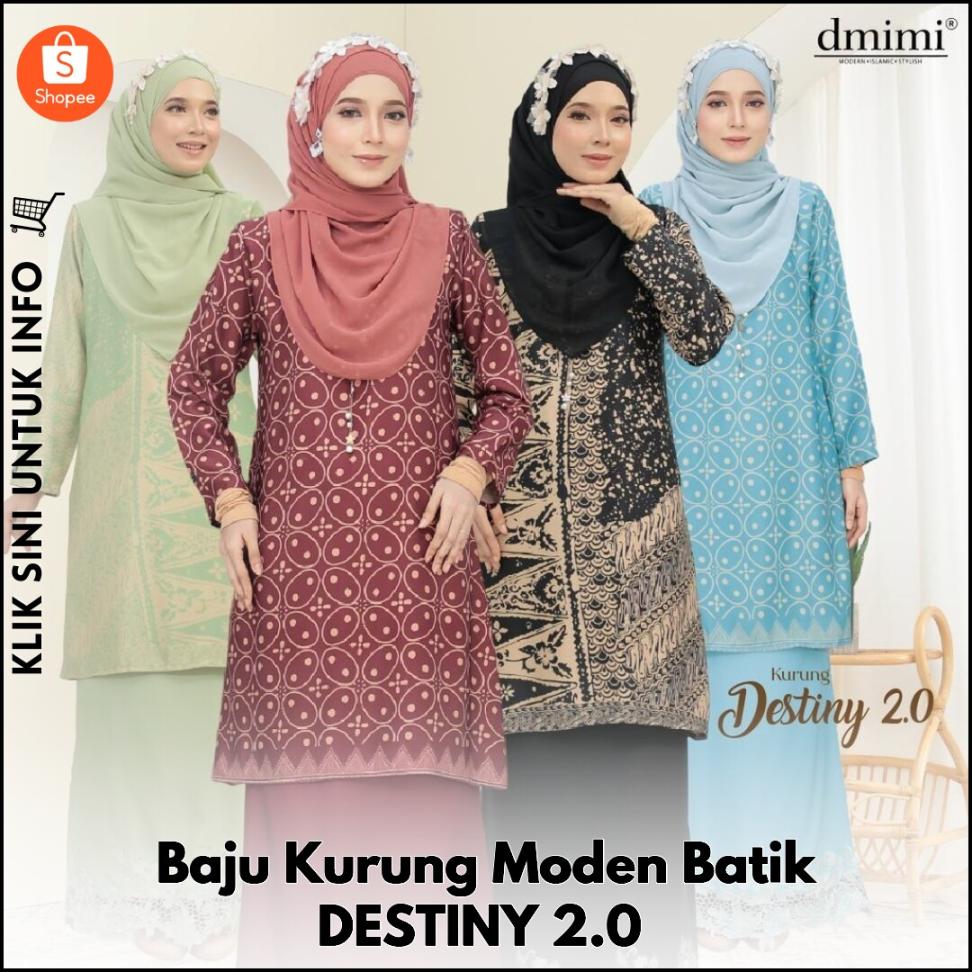 Baju Kurung Moden Batik DESTINY 2.0