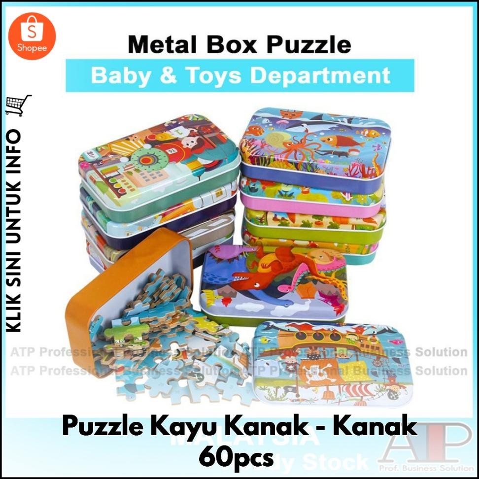 Puzzle Kayu Kanak-Kanak 60pcs