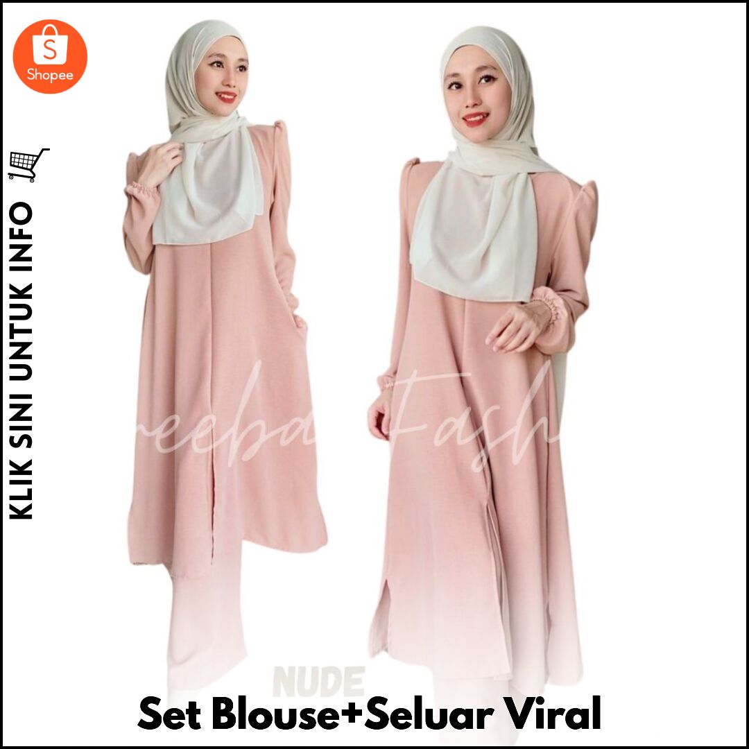 Set Blouse+Seluar Viral