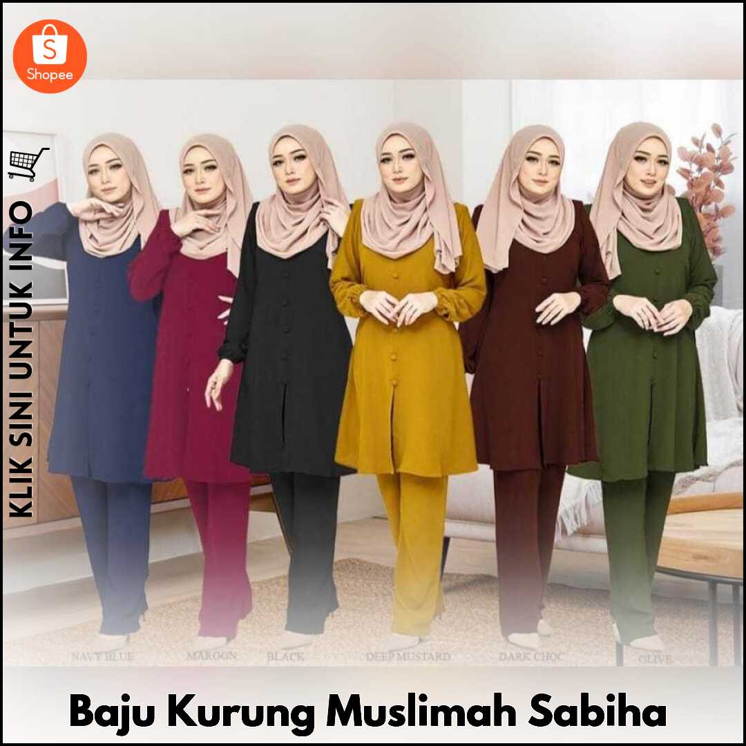 Baju Kurung Muslimah Sabiha