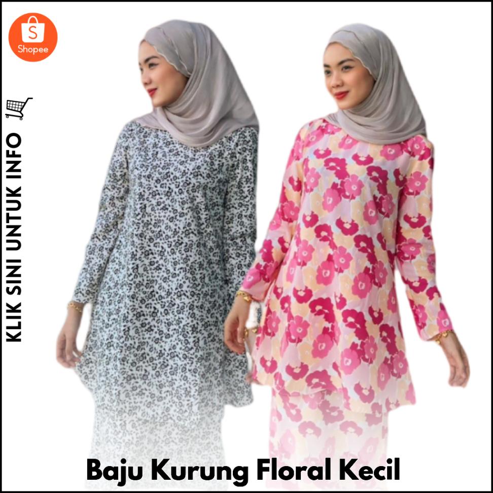 Baju Kurung Floral Kecil