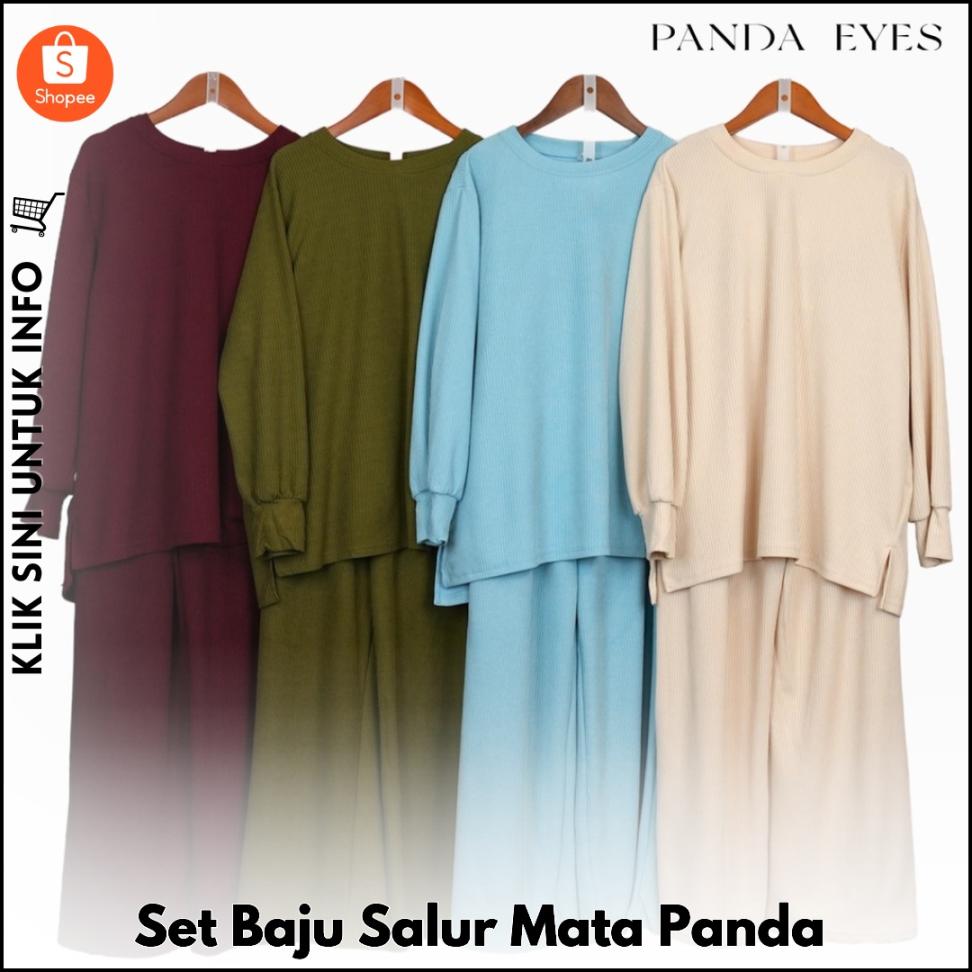 Set Baju Salur Mata Panda